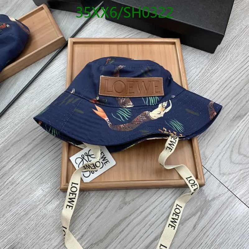 Loewe Mermaid Print Bucket Hat - Stylish & Reversible Fisherman Cap