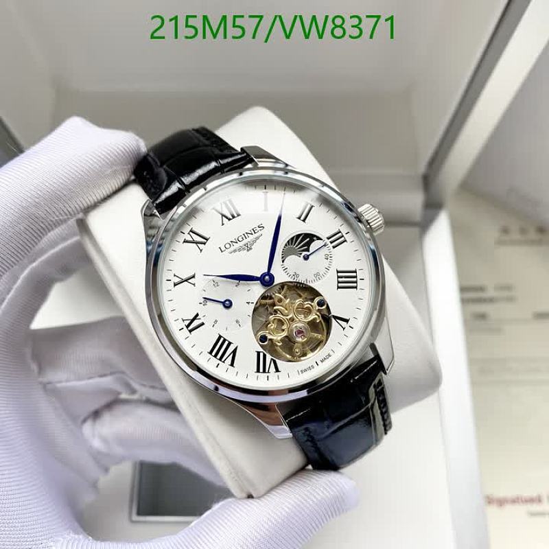 Longines Automatic Mechanical Watch - Stainless Steel & Genuine Leather
