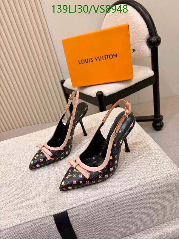 Louis Vuitton Women's Slingback Pumps with Bow Detail