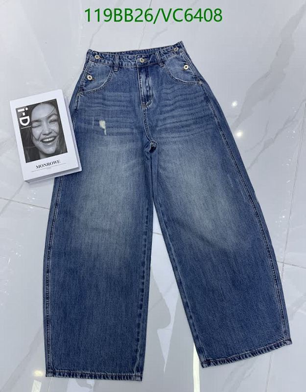 Loewe Women's Wide-Leg Distressed Denim Jeans - Comfortable & Stylish