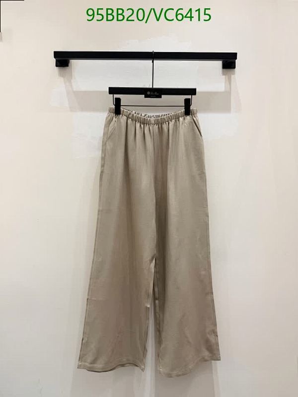 Loro Piana Women's Cotton Wide-Leg Pants - Comfortable & Stylish Trousers