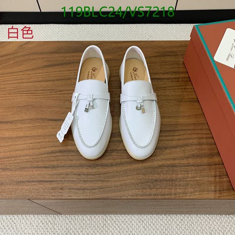 Loro Piana Women's White Leather Loafers - Comfortable & Stylish Slip-Ons