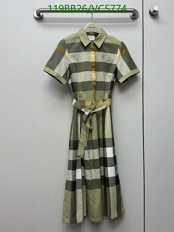 Burberry Women's Plaid Belted Shirt Dress - Stylish & Comfortable Polyester Fiber