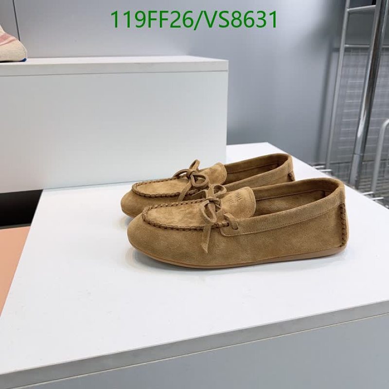 Miu Miu Women's Suede Moccasin Flats - Comfortable & Stylish Loafers