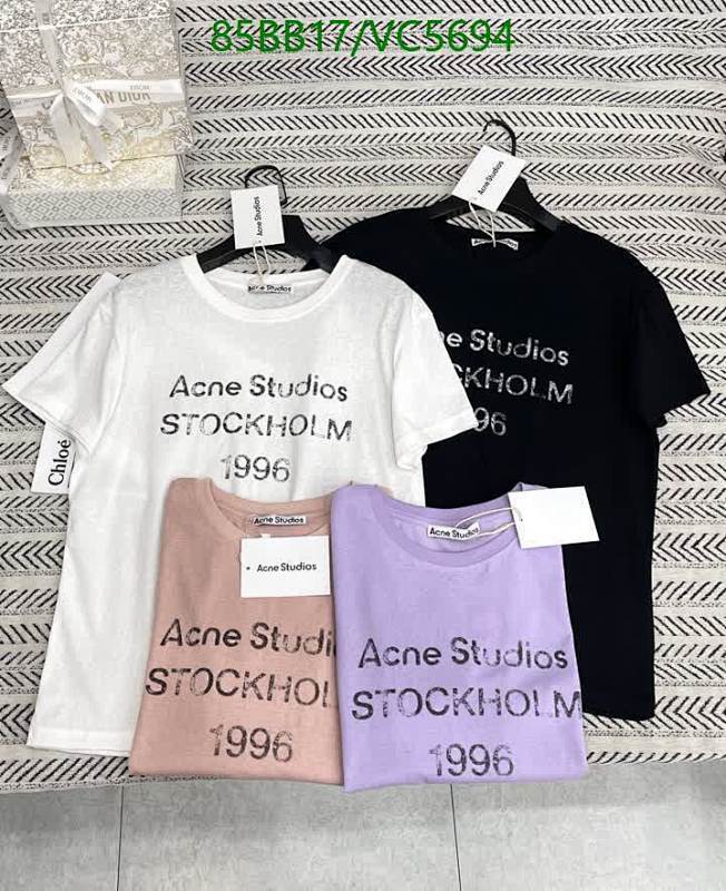 Acne Studios Stockholm 1996 Graphic Cotton T-Shirt for Everyday Wear