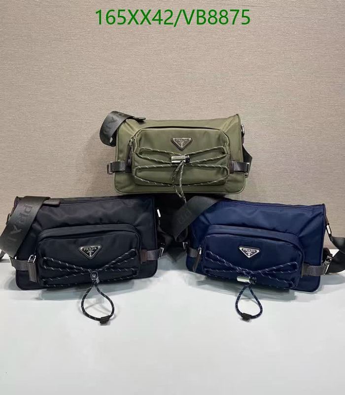 Prada Nylon & Leather Crossbody Bag - Versatile & Stylish