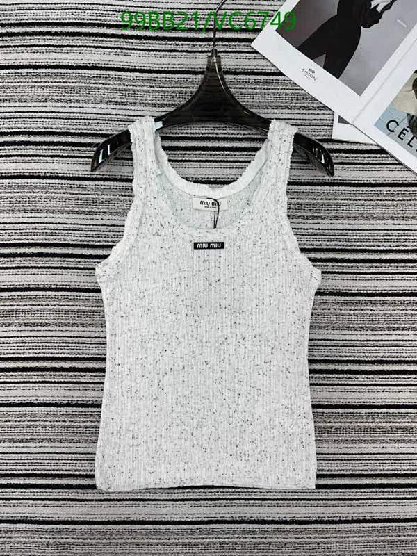 Miu Miu Knitted Tank Top for Women - Stylish & Comfortable Ribbed Design