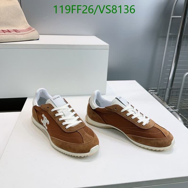 Celine Women's Suede and Nylon Low-Top Sneakers