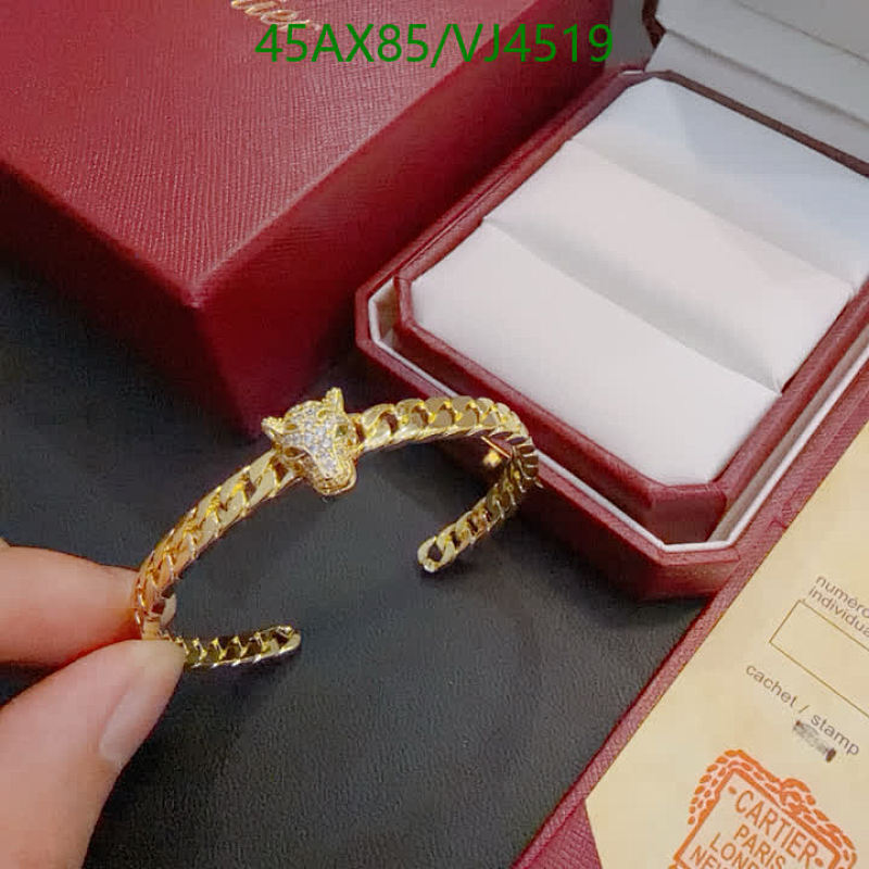Cartier Panthère de Cartier Bracelet - Gold-Tone with Pave Diamond Head 4 Cartier Panthère de Cartier Bracelet - Gold-Tone with Pave Diamond Head