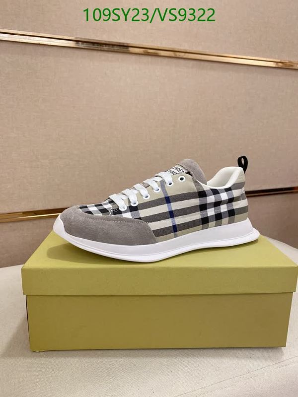 Burberry Men's Suede & Checkered Low-Top Sneakers