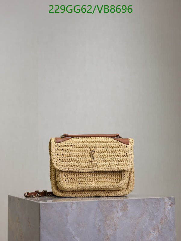 Yves Saint Laurent Raffia Shoulder Bag - Chic and Versatile