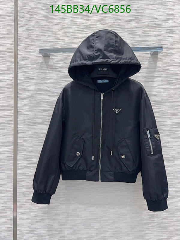 Prada Nylon Hooded Bomber Jacket - Stylish & Versatile Outerwear for All Seasons