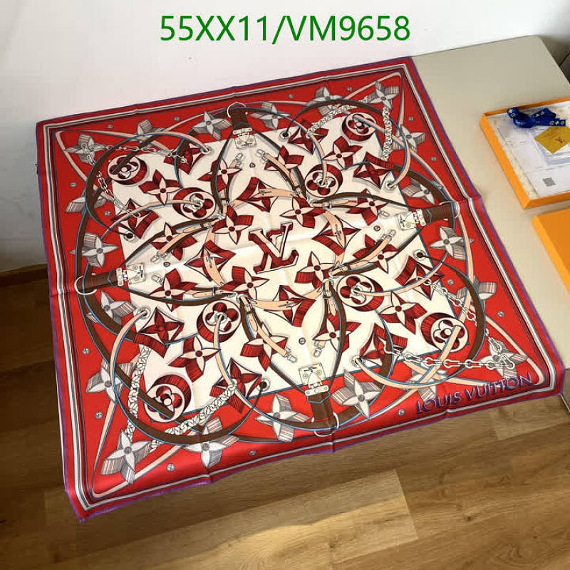 Louis Vuitton 90x90CM Mulberry Silk Scarf