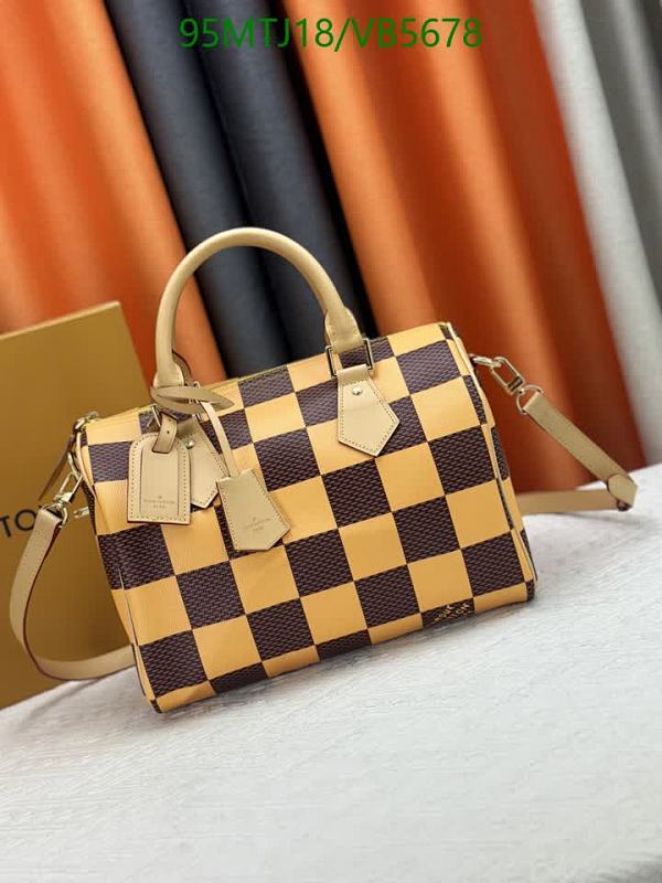 Louis Vuitton Speedy Bandouliere 30 Damier Ebene Canvas Shoulder Bag