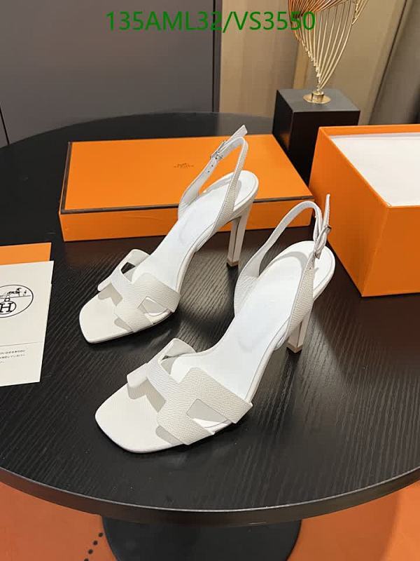 Hermes Women's White Sheepskin Slingback Heeled Sandals - EU 34-42