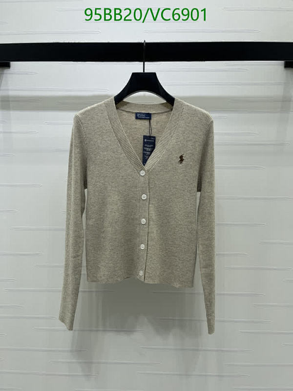 Ralph Lauren Women's Knitted V-Neck Cardigan - Classic Long Sleeve Sweater