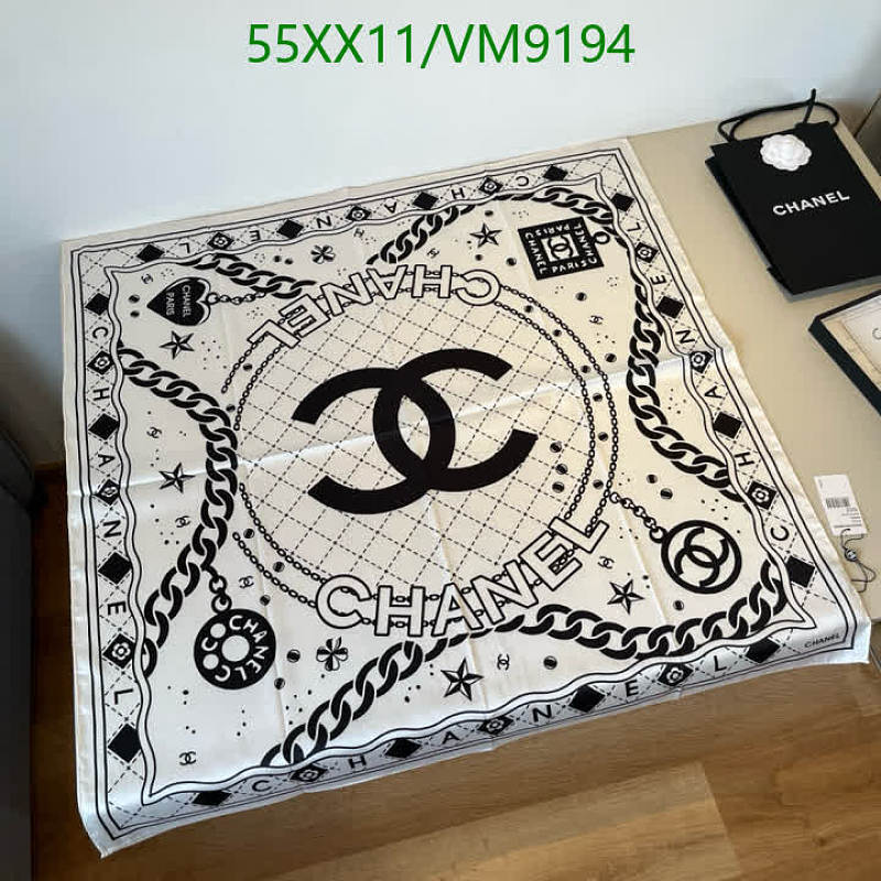 Chanel Silk Scarf 90x90cm - Elegant Accessory for Women