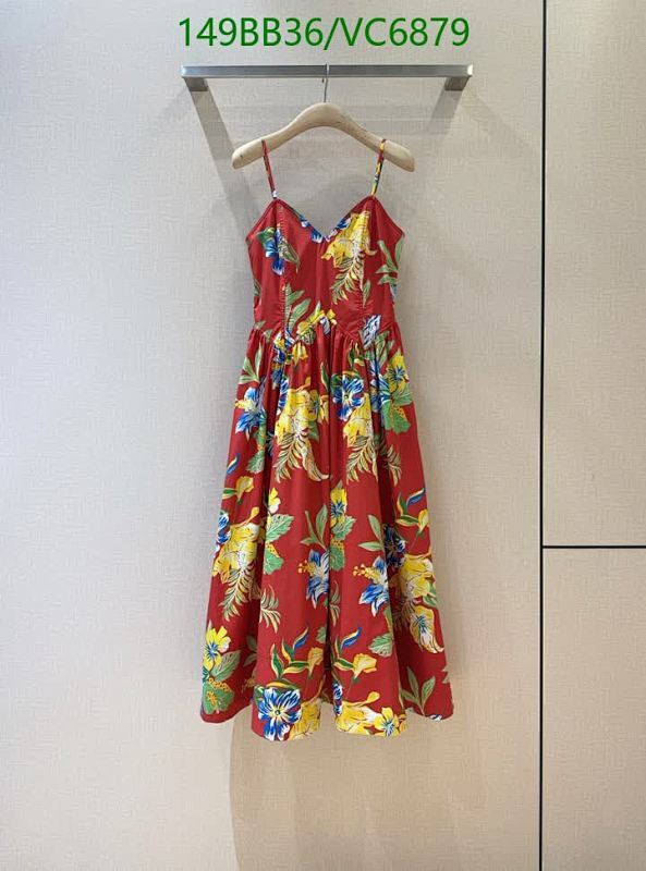 Ralph Lauren Women's Floral Print Cotton Midi Sundress - Summer Casual V-Neck