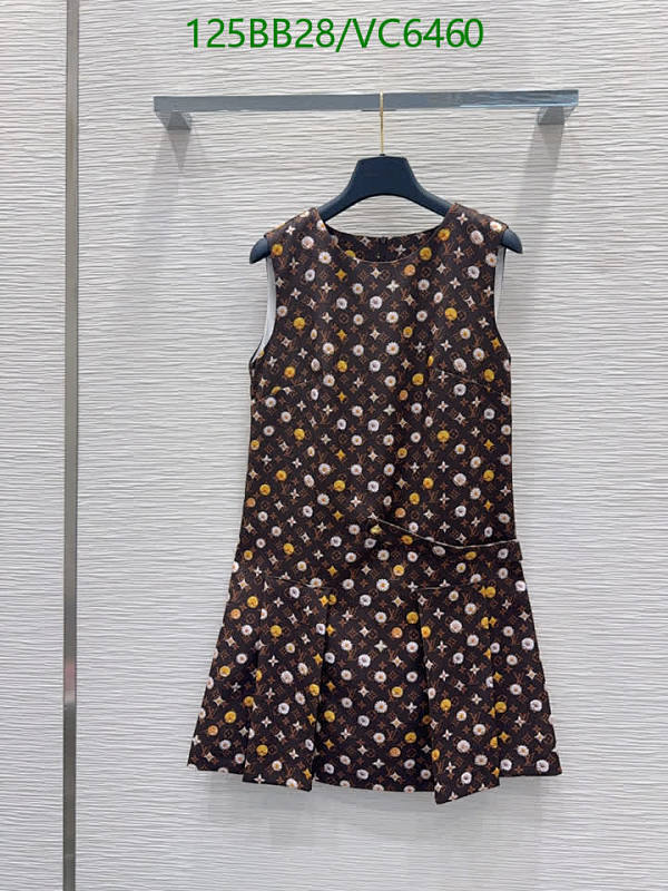 Louis Vuitton Monogram Sleeveless Mini Dress - Elegant Polyester Fiber Style