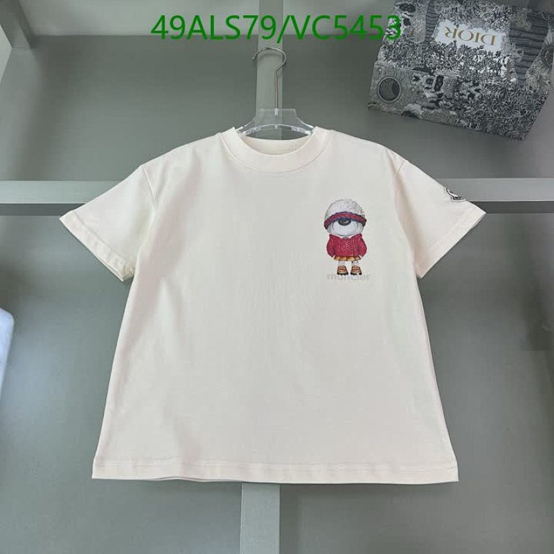 Moncler Kids Cotton T-Shirt with Cartoon Eye Graphic - Comfortable & Stylish