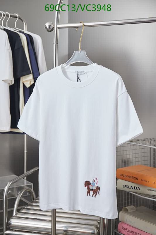 Dior Men's Pure Cotton T-Shirt with Embroidered Equestrian Design 6 Dior Men's Pure Cotton T-Shirt with Embroidered Equestrian Design