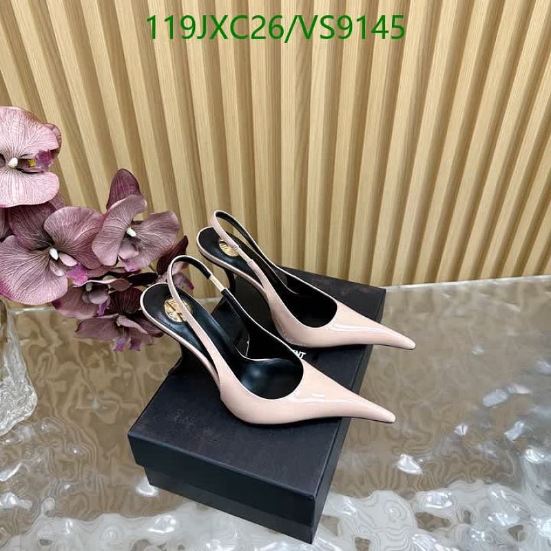 Yves Saint Laurent Women's Patent Leather Slingback Pumps