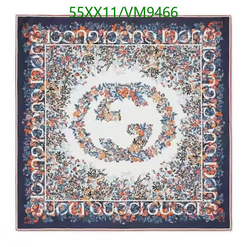Gucci Floral Print Silk Scarf 90x90cm - Elegant Designer Accessory
