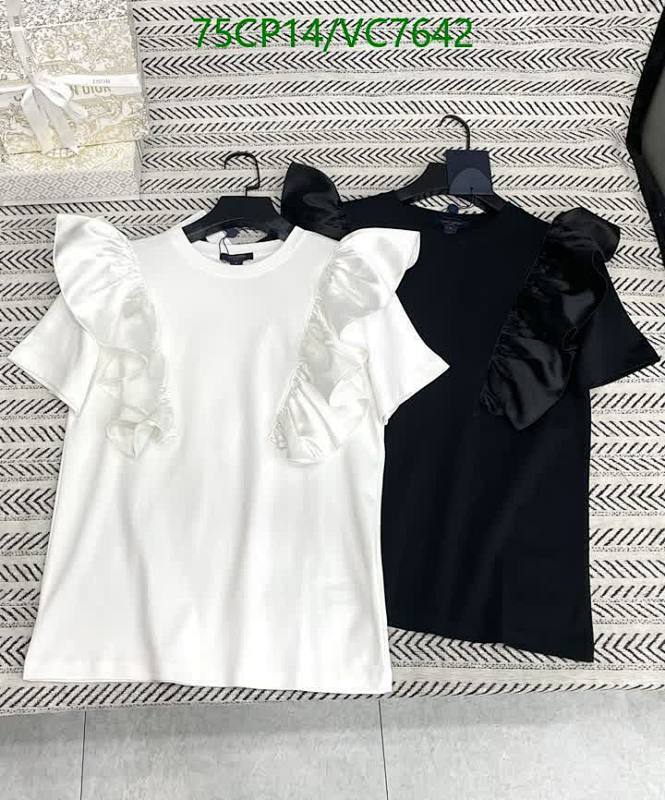 Louis Vuitton Ruffle Sleeve T-Shirt - Chic Cotton Top for Everyday Style