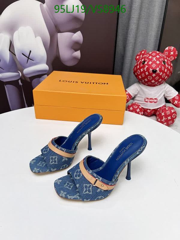 Louis Vuitton Women's Denim High Heel Mules - EU 35-42