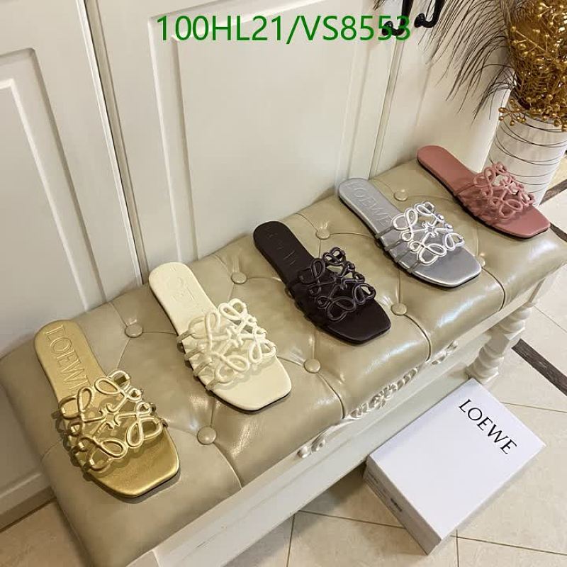 Loewe Women's Leather Slide Sandals - Luxury Comfort for Summer