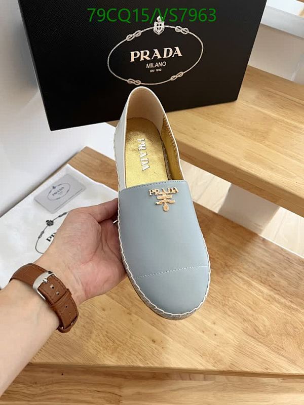 Prada Women's Sheepskin Espadrille Flats - Comfortable & Stylish Slip-On Shoes