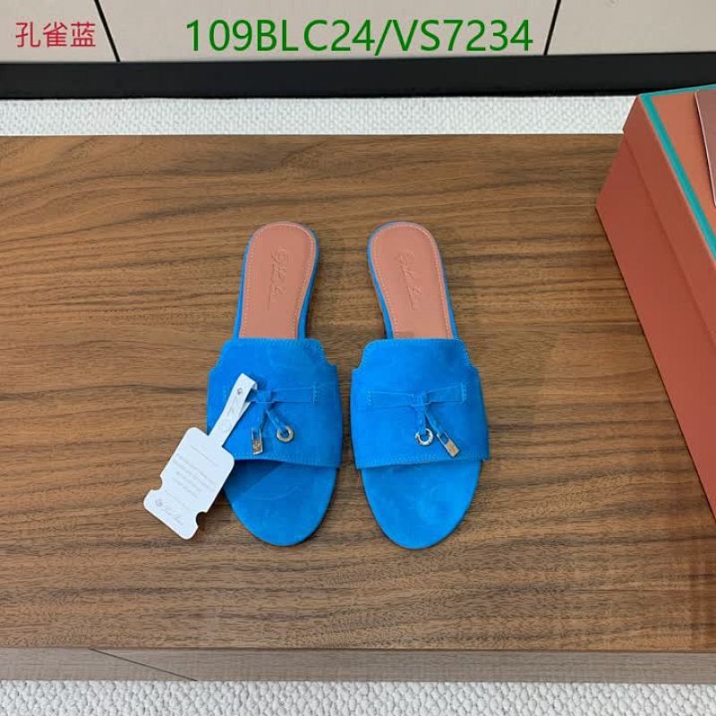 Loro Piana Women's Suede Flat Mules - Luxurious Comfort & Style