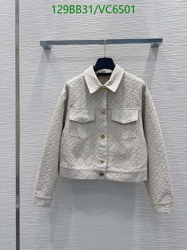 Louis Vuitton Women's Monogram Embossed Denim Jacket - Stylish Outerwear