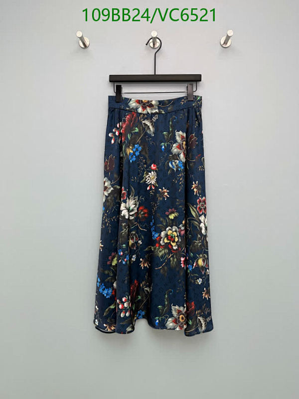Louis Vuitton Floral Print Midi Skirt - Elegant Polyester Fiber Skirt for Women