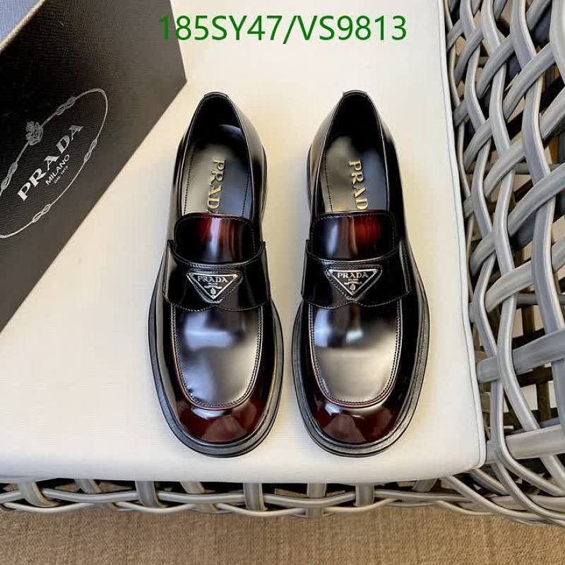 Prada Men's Black Patent Leather Loafers | Classic Style Shoes