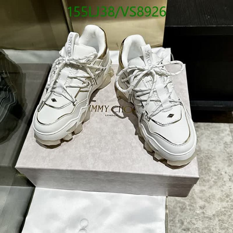 Jimmy Choo Women's White & Gold Low-Top Sneakers - EU 35-44