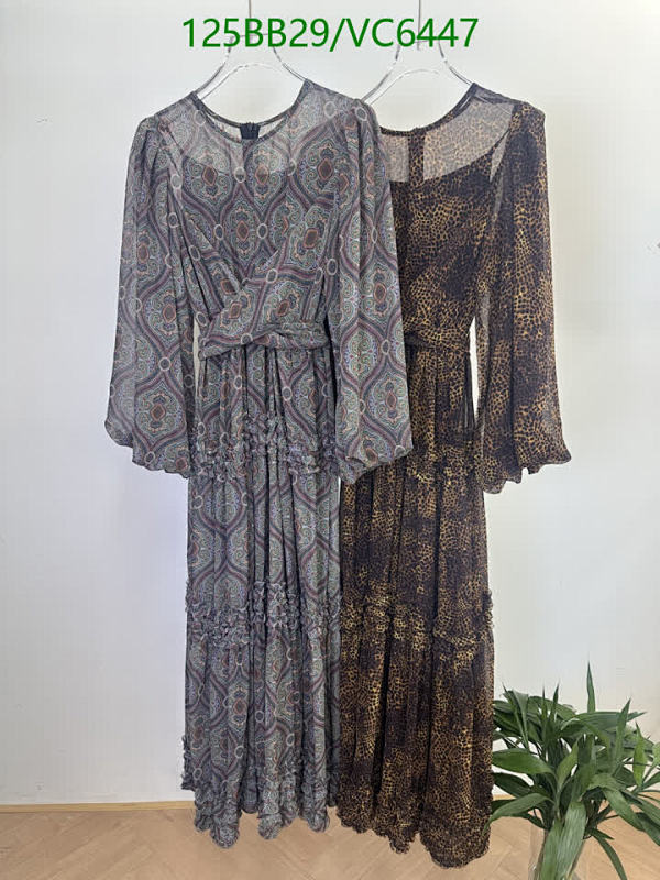 Elegant Long Sleeve Maxi Dress for Women - Stylish Printed Tiered Chiffon Gown