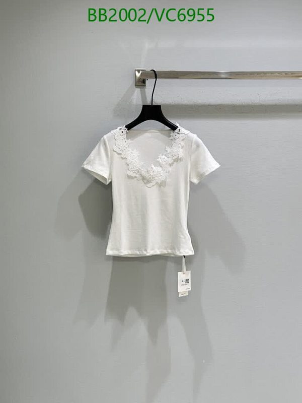 Versace Women's Elegant White Cotton T-Shirt with Delicate Lace Trim