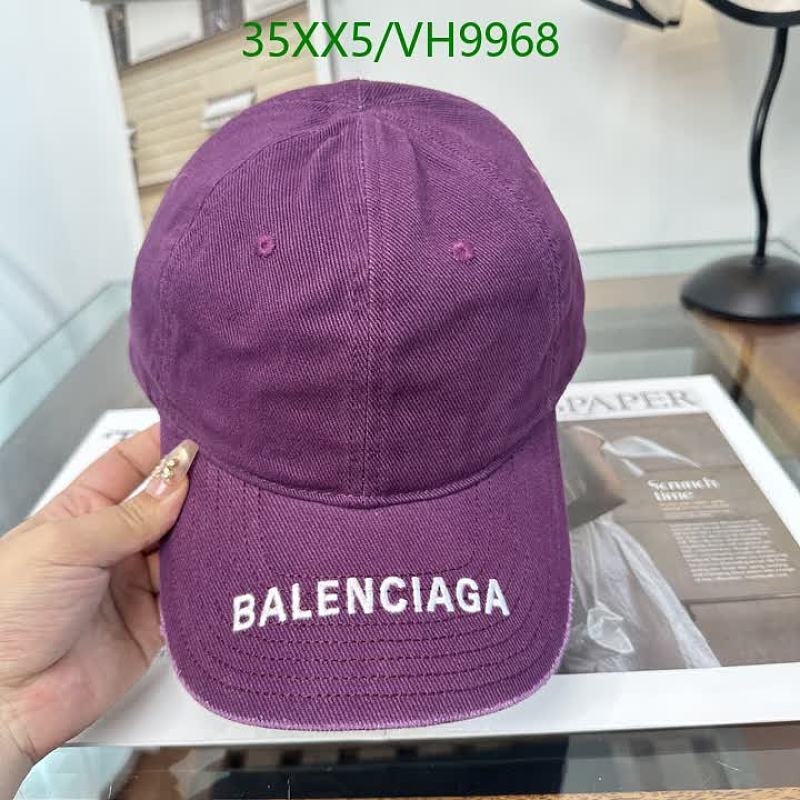 Balenciaga Purple Distressed Logo Baseball Cap - Stylish Everyday Headwear