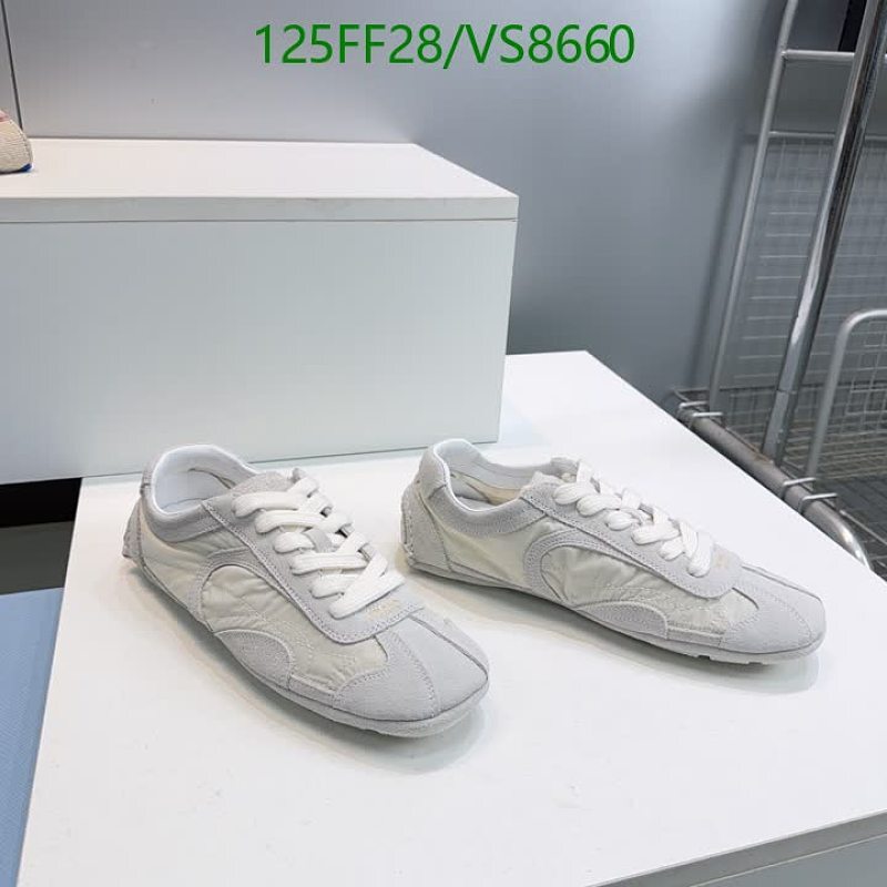 Prada Women's Cow Suede & Nylon Fabric Low-Top Sneakers
