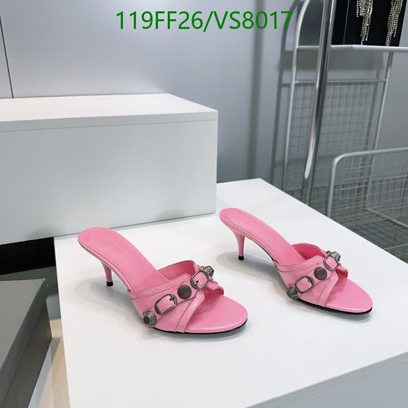 Balenciaga Women's Pink Leather Studded Heeled Mules - Size EU 35-41