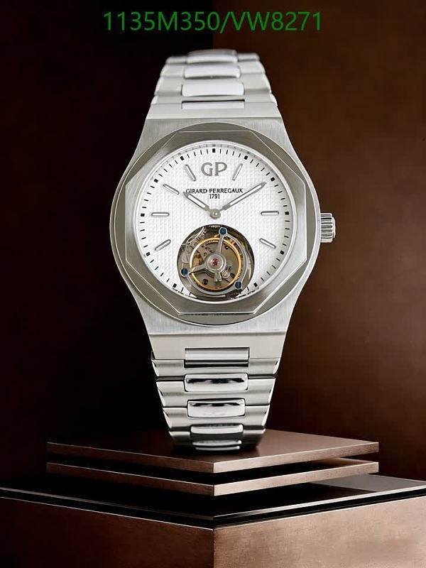 Girard-Perregaux Tourbillon Watch - Sapphire Glass, Genuine Leather Strap