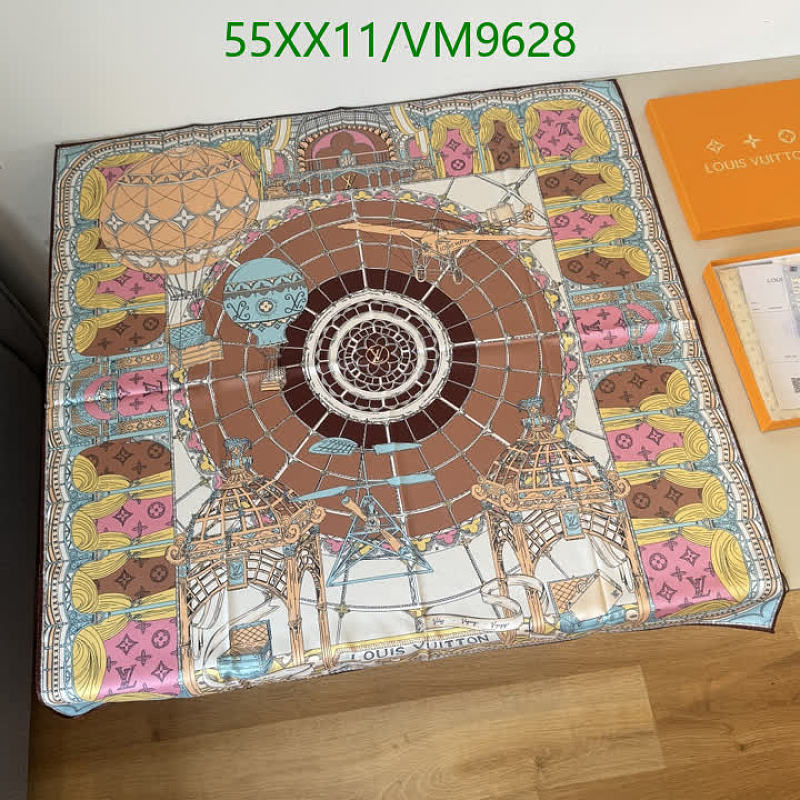 Louis Vuitton Mulberry Silk Scarf 90x90cm