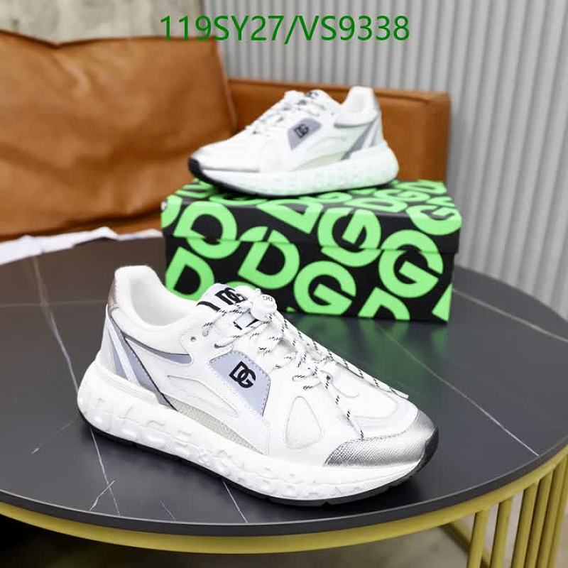 D&G Men's White & Silver Leather & Mesh Fashion Sneakers Size 38-45