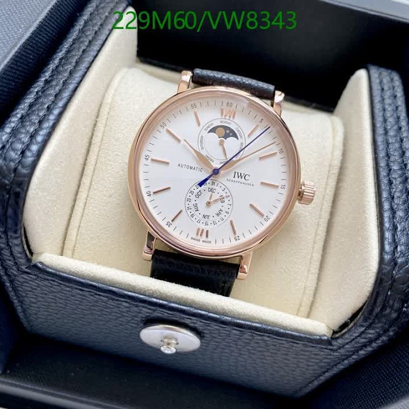 IWC Schaffhausen Automatic Moon Phase Watch - Rose Gold Case