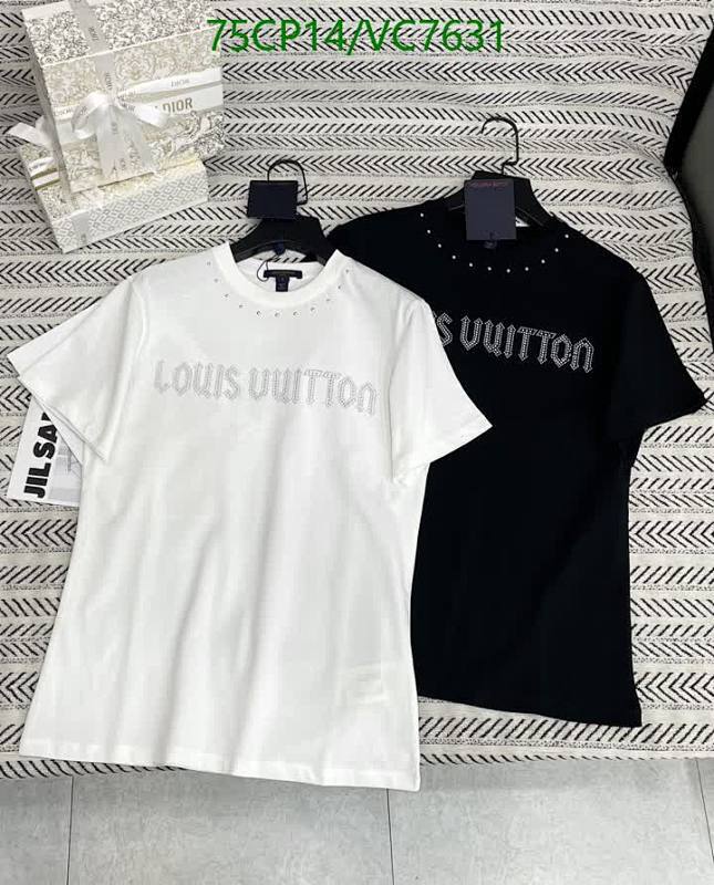 Louis Vuitton Studded Logo T-Shirt - Premium Cotton Tee for Everyday Style