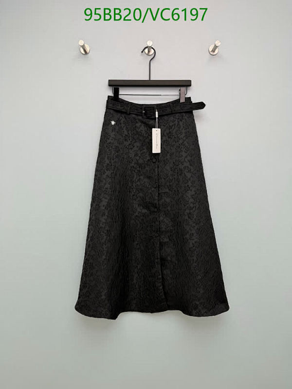 Dior Elegant Black Jacquard Midi Skirt for Women - Timeless Style & Comfort