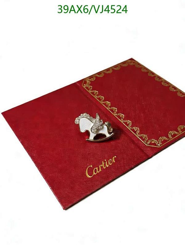 Cartier Rocking Horse Brooch with Sparkling Accents - Elegant Animal Jewelry