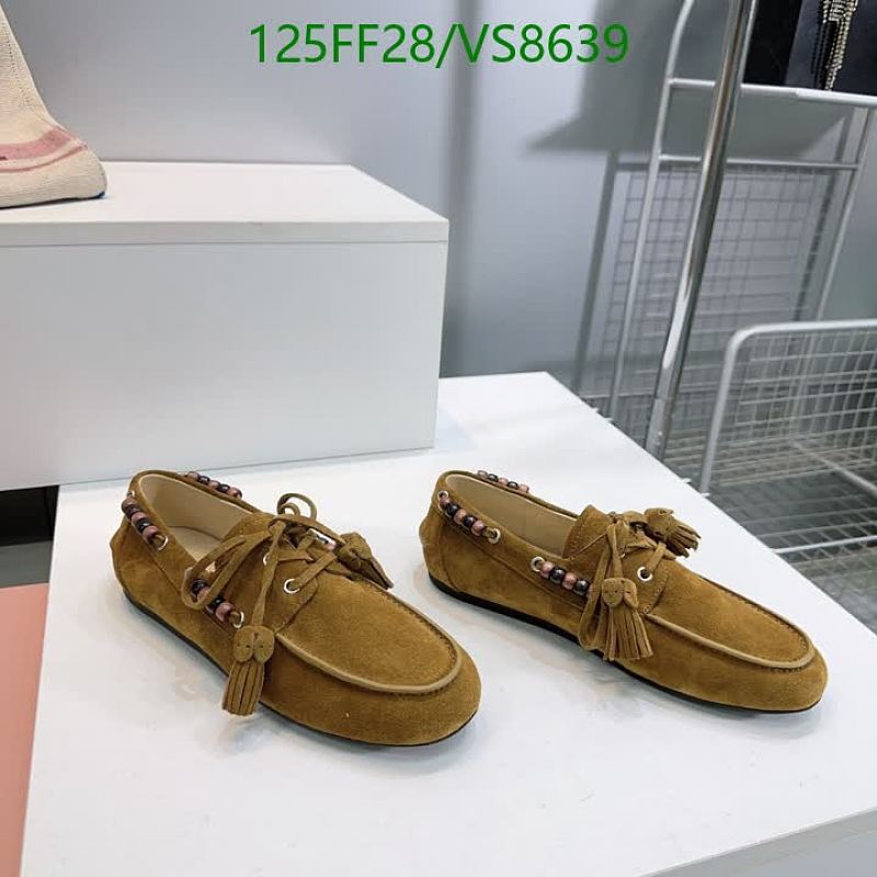 Miu Miu Suede Tassel Loafer Shoes - Women's EU 35-40