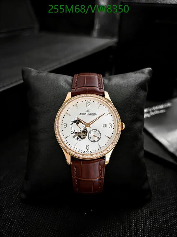 Jaeger-LeCoultre Automatic Mechanical Watch for Men - Stainless Steel & Leather